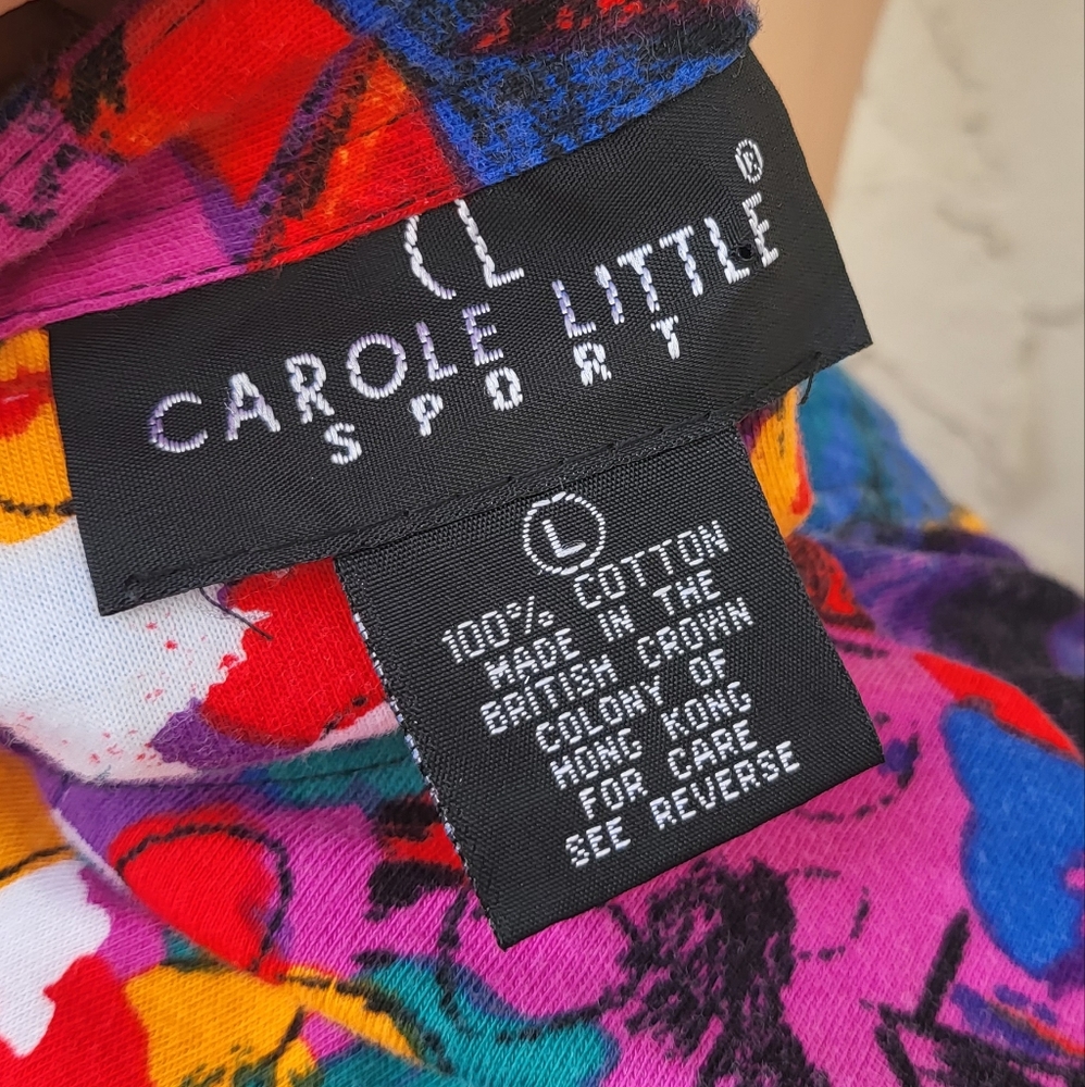 SOLD Vintage Art Deco Print Pants Set - Picture 8 of 8